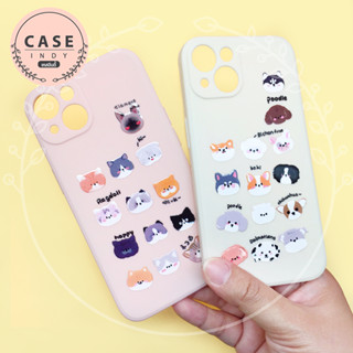 พร้อมส่งเคส 7+/8+ 11 13 เคสนิ่มสีพาสเทล TPU กันเลนส์กล้อง พิมพ์ลายการ์ตูน