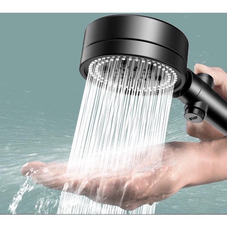 ฝักบัวอาบน้ำ แรงดันสูงปรับได้ 5 ระดับ