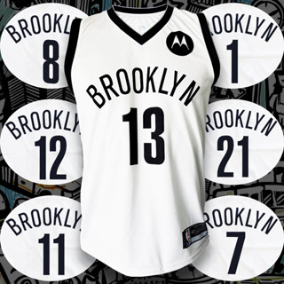 เสื้อบาส เสื้อบาสเกตบอล NBA Brooklyn Nets เสื้อทีม บรู็คลิน เน็ตส์ #BK0055 รุ่น Association James Harden#13 ไซส์ S-3XL