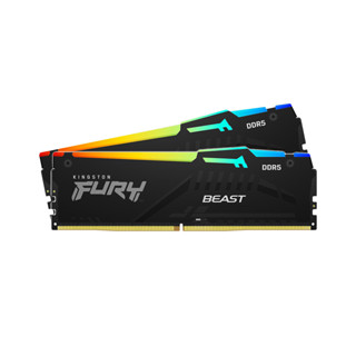 KINGSTON  RAM DDR5(5200) 16GB (8GBX2) FURY BEAST RGB (KF552C40BBAK2-16)