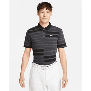 nike golf เสื้อกอล์ฟโปโลผู้ชาย DV7907-010 NIKE DRI-FIT UNSCRIPTED