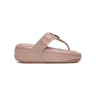 SHU SOFASHOES ENAMEL - GLOSSY NUDE PINK รองเท้าแตะ