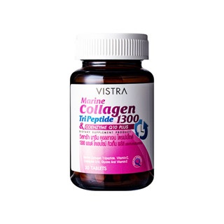 VISTRA Marine Collagen TriPeptide 1300 &amp; Coenzyme Q10 plus 30tablets