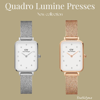 นาฬิกาเเฟชั่น✨Dw quadro pressed lumine หน้าปัดเพรช💎เรียบหรูดูมีสไตล์ สาวๆคนไหนกำลังมองหานาฬิกาเเนะนำเลยค่า😉👩🏻‍🦰