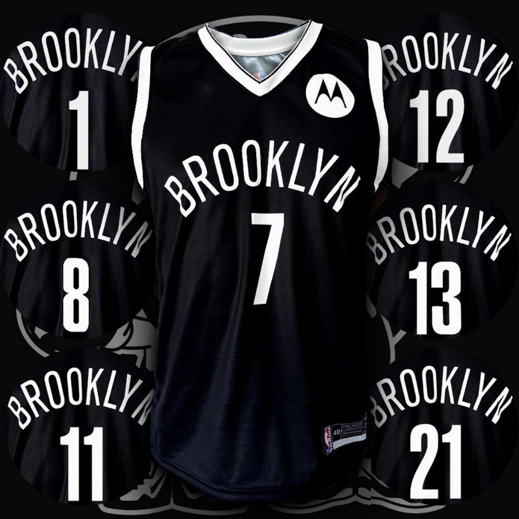 เสื้อบาสเกตบอล NBA Brooklyn Nets ทีม บรูคลิน เน็ตส์ #BK0056 รุ่น ICON ไซส์ S-5XL