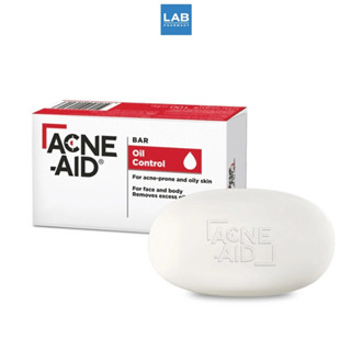 Acne-aid Bar 100g.  - แอคเน่-เอด บาร์ สบู่ก้อนทำความสะอาดผิวหน้าและผิวกาย สำหรับผู้เป็นสิวง่าย