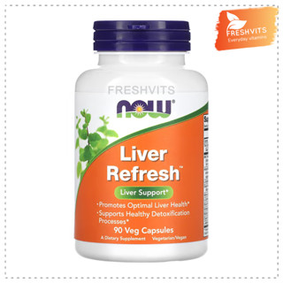 NOW,Liver Refresh, 90 Veg Capsules