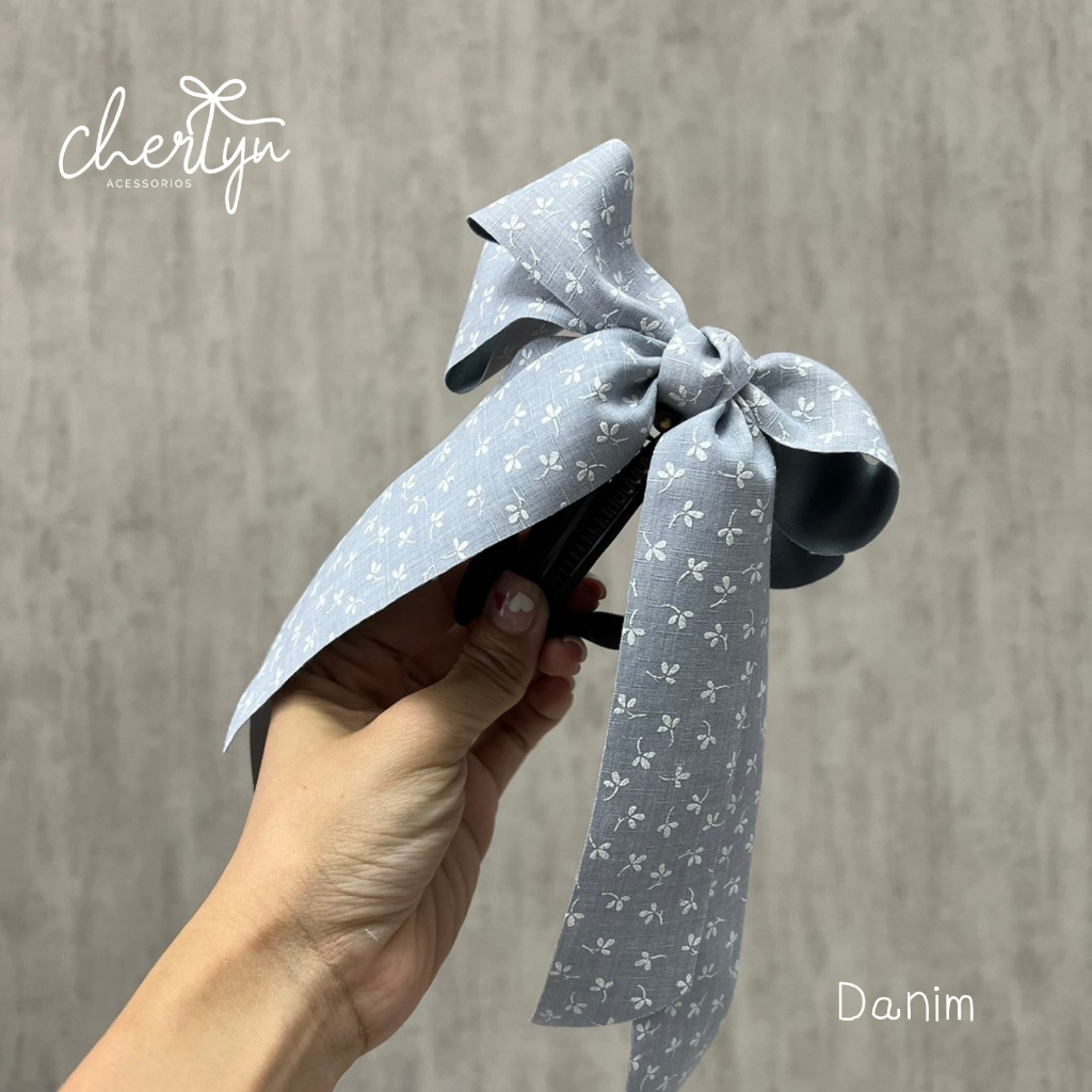 กิ๊บกล้วย Cherlyn รุ่น Lilly G โบเชอร์ลีนรุ่นลิลลี่จี โบว์ติดผม ผมหนาหรือผมบางก็ติดได้ ทรงสวยมาก งานแฮนด์เมด Cherlyn LG