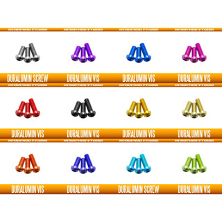 ชุดแต่ง สกรูบอดี้ ค่าย Hedgehog [ Duralumin Screw Set 7-7-8 ] สำหรับ Daiwa ZILLION SV TW, TATULA SV TW/CT, ZILLION TWS