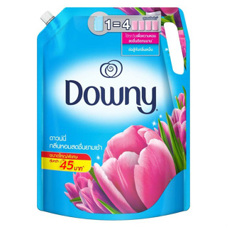 Downy ดาวน์นี่ น้ำยาปรับผ้านุ่ม สูตรเข้มข้นพิเศษ กลิ่นหอมสดชื่นยามเช้า ถุงเติม 2.1 ลิตร (4902430836890)