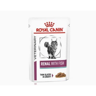 6ซองRoyal Canin Renal with fish*loaf แมว85g.แบบซอง