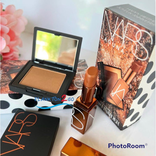 NARS Lugana Sephora Beauty Inside Bronzing Powder 2.5g, Afterglow Lip Balm1.1g  ผลิต 2021