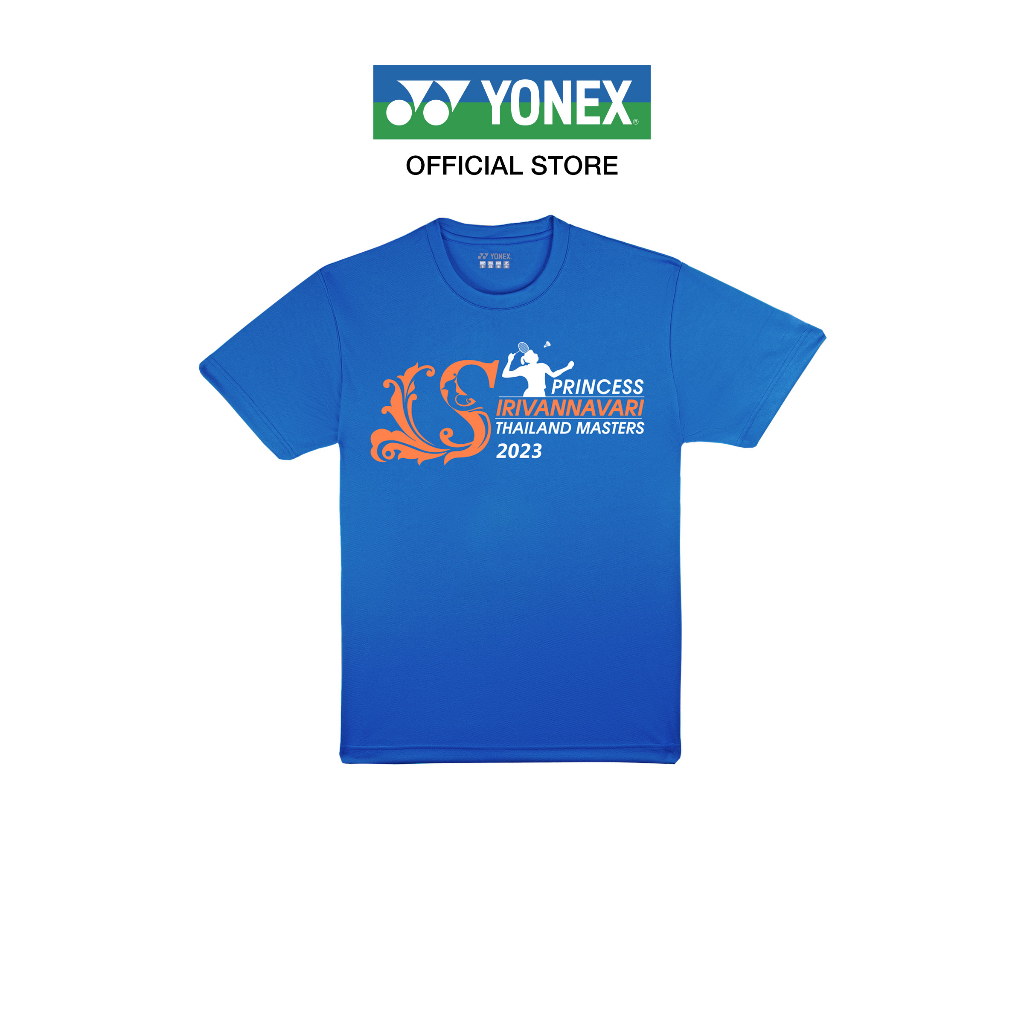 YONEX SOUVENIR  T-SHIRT PSTM 2023 เสื้อคอกลม ที่ระลึกการแข่งขันแบดมินตัน PRINCESS SIRIVANNAVARI THAILAND MASTERS 2023