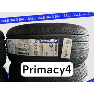 ยางรถยนต์ MICHELIN 215/45R17 PRIMACY4 ปี2023 ขายเป็นคู่