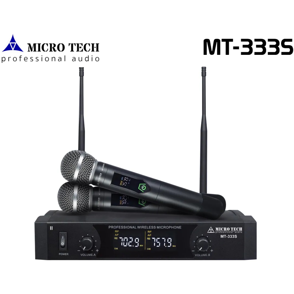 MICRO TECH MT-333S wireless microphone UHF จูนคลื่นได้ แท้ 100%