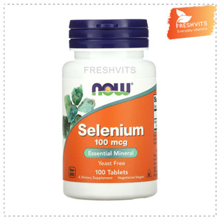 NOW,Selenium, 100 mcg, 100 Tablets