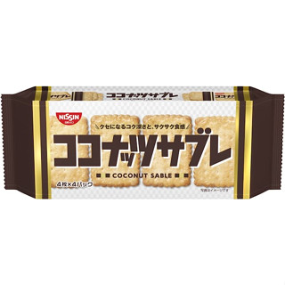 Nissin Cisco Coconut Sable 16 ชิ้น X 12 ถุง ส่งตรงจากญี่ปุ่น