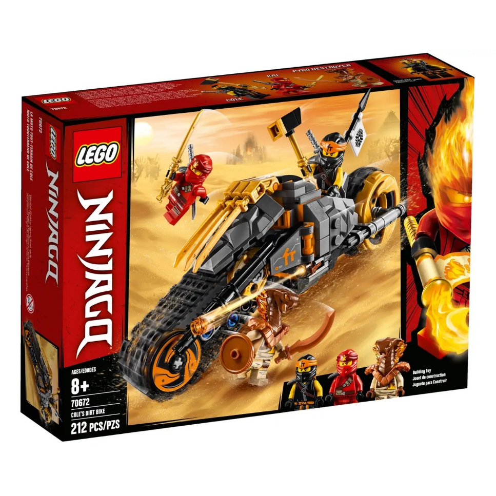 LEGO® Ninjago 70672 Cole's Dirt Bike - เลโก้ใหม่ ของแท้ 💯% กล่องสวย พร้อมส่ง