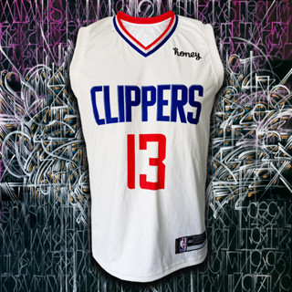 เสื้อบาส เสื้อบาสเกตบอล NBA LA. Clippers เสื้อทีม แอลเอ คลิปเปอร์ส #BK0068 รุ่น Association Paul George#13 ไซส์ S-5XL