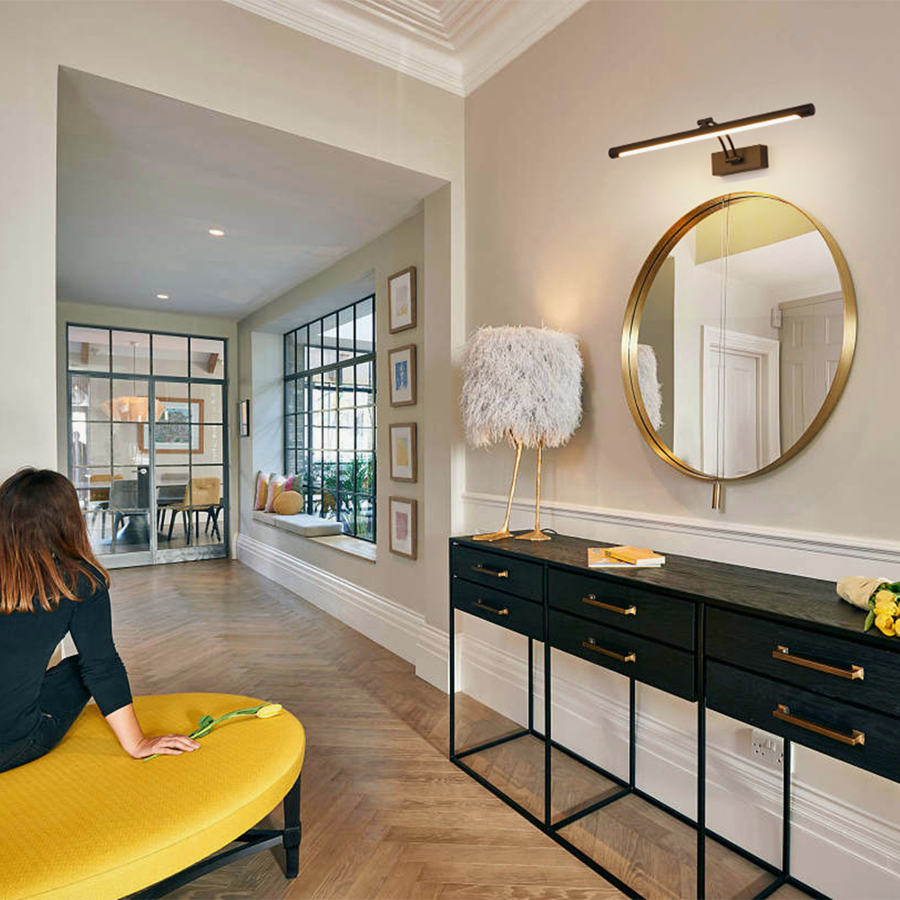 โคมไฟห้องน้ำสีเงิน ไฟหน้ากระจก LED โคมไฟติดผนังสไตล์โมเดิร์น AC220V 12W 16W โคมไฟติดผนังในร่มคุณภาพสูง Wall Light - รูปที่ 5