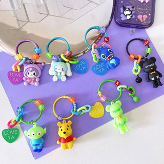 พร้อมส่ง สายคล้องมือ สายห้อยโทรศัพท์มือถือ ซิลิโคนนิ่ม ลายการ์ตูนมาใหม่