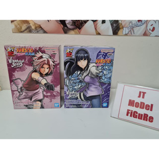 Banpresto มือ 1 ของแท้ Lot.JP Naruto Shippuuden - Haruno Sakura and Hyuuga Hinata - Vibration Stars พร้อมส่ง