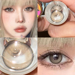 ✨ Brown ขนาดตาโต (Bigeyes) ☀️กรองแสง uv เลนส์แท้จดทะเบียนถูกต้อง ผ่านอย.ไทย บิ๊กอายสีน้ำตาล✔️