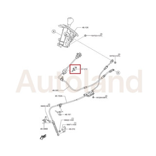 (ของแท้) สวิทช์ไฟเบรคมาสด้า ใช้กับ Mazda2 ELEGANCE (รุ่นก่อน SKYACTIV) รุ่นปี 2009-2013 (DE)