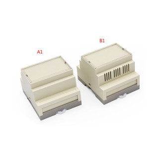 Din rail enclosure for electronic project fire-resistance box custom (AK80003-A1) (ไม่รวม V.A.T)