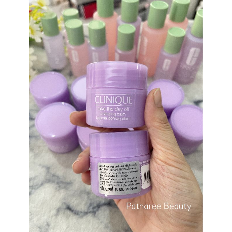 คลีนชิ่งบารม ป้ายไทย คลินิค CLINIQUE Take The Day Off Cleansing Balm 15ml