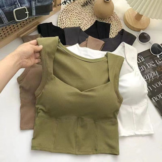 💥Lookmebra_SHOP💥(F711)เสื้อครอป ผ้าร่องนุ่มทรงสวยใส่สบาย