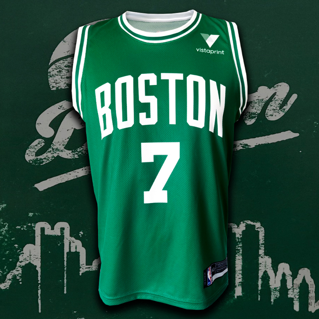 เสื้อบาส เสื้อบาสเกตบอล NBA Boston Celtics เสื้อทีม บอสตัน เซลติกส์ #BK0078 รุ่น Icon Jaylen Brown#7 ไซส์ S-5XL
