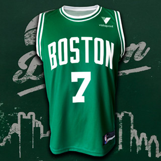 เสื้อบาส เสื้อบาสเกตบอล NBA Boston Celtics เสื้อทีม บอสตัน เซลติกส์ #BK0078 รุ่น Icon Jaylen Brown#7 ไซส์ S-5XL