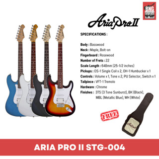 กีตาร์ไฟฟ้า ARIA STG-004 STRAT SSH  **พร้อมกระเป๋า GIGBAG**