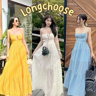 𝐆 𝐨 𝐨 𝐝 𝐥 𝐮 𝐜 𝐤 𝐬 𝐡 𝐨 𝐩 spaghetti maxidress เดรสยาว เดรสสายเดี่ยวเว้าหลัง ผ้าพริ้วๆ สีพื้น เดรสใส่ไปทะเล งานตามหา