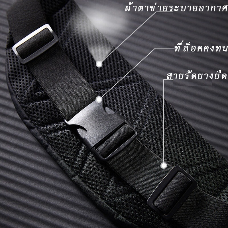 พร้อมส่ง‼️กระเป๋าคาดเอวออกกำลังกายผู้ชาย และผู้หญิง กระเป๋าคาดเอววิ่งพร้อมช่องเสียบหูฟัง กระเป๋าคาดอกกันน้ำ แฟชั่น wn01