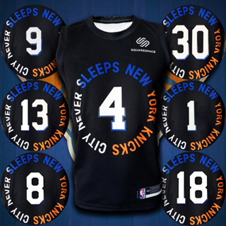 เสื้อบาส เสื้อบาสเกตบอล NBA New York Knicks เสื้อทีม นิวยอร์ก นิกส์ #BK0082 รุ่น City ไซส์ S-3XL