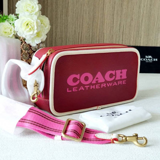 🎀 (สด-ผ่อน) กระเป๋า 9 นิ้ว COACH CE735 KIA CAMERA BAG IN COLORBLOCK