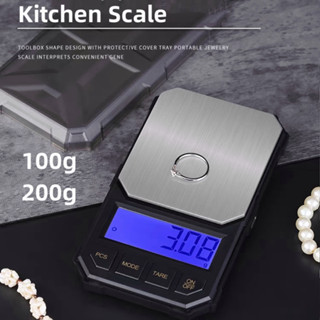 Kitchen Scale 200g/0.01g Professional Portable Mini High Accuracy Jewelry Scale Food Scale