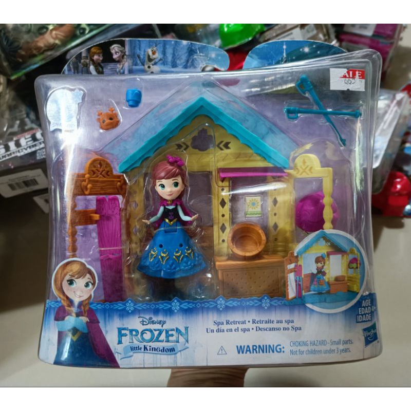 Disney Frozen Little Kingdom Spa Retreat เจ้าหญิงพร้อมฉาก รุ่นเซตกล่องกลาง ลดจากราคาเต็ม 950บ.