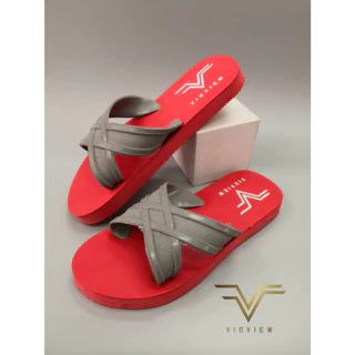 VIDVIEW มีส่งด่วน รองเท้าแตะสวม VV111 ทูโทน เนื้อยาง ใส่สบาย ราคาถูก ไซส์ 36-44