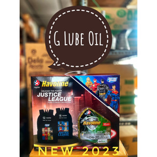 CALTEX (น้ำมันผลิตปี 2023แถม กระเป๋าใบใหญ่)Havoline PRO DS Fully Synthetic ECO 5 SAE 0W-20 API SP 4 ลิตร