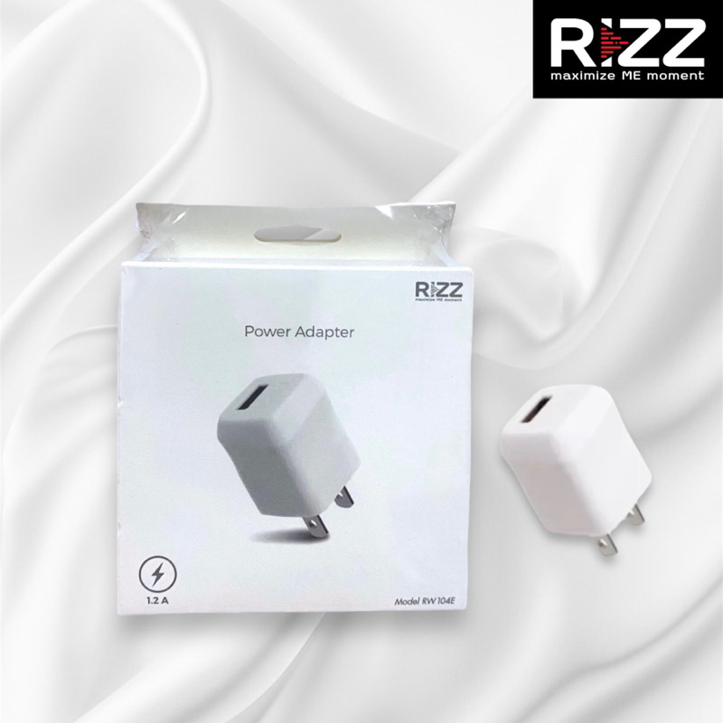 Rizz Power Adapter (หัวชาร์จ) รุ่น RW104E