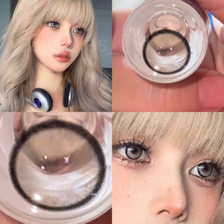 ✨ Gray ขนาดตาโต (Bigeyes) ☀️กรองแสง uv เลนส์แท้จดทะเบียนถูกต้อง ผ่านอย.ไทย บิ๊กอายสีเทา✔️