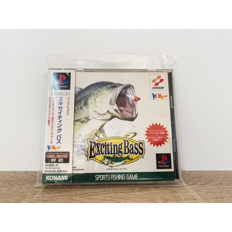 Exciting Bass Ps1 แผ่นแท้ เกมส์ตกปลา