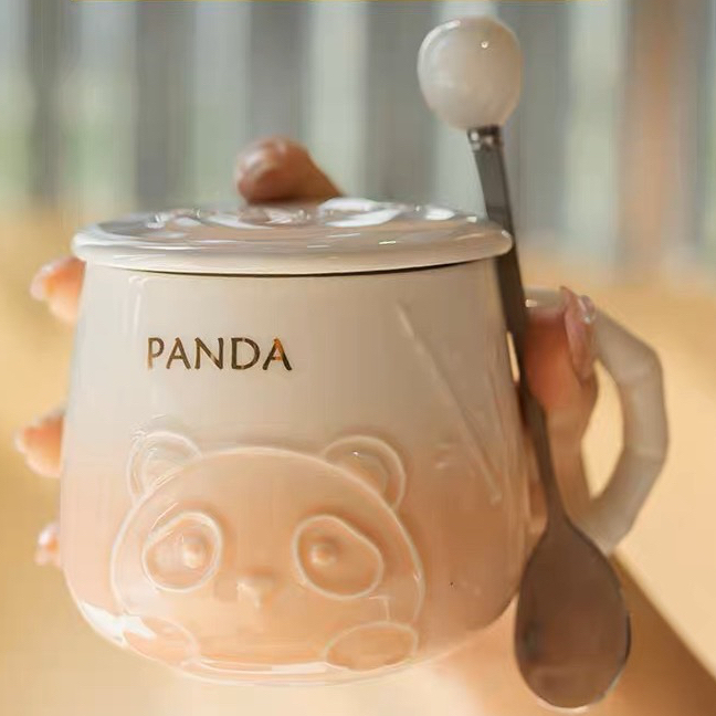 แก้วกาแฟ งานเซรามิค ลายผักเขียวในซอมบี้ เหมาะกับชาวออฟฟิศ นักเรียนนักศึกษา ของขวัญ ของชำร่วย น่ารักสุดๆ