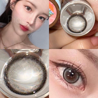 ✨ Gray ขนาดตาโต (Bigeyes) ☀️กรองแสง uv เลนส์แท้จดทะเบียนถูกต้อง ผ่านอย.ไทย บิ๊กอายสีเทา✔️