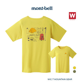 Montbell เสื้อยืด ใส่สบาย ระบายอากาศได้ดี กันแดด แห้งเร็ว รุ่น 1114254 Wickron T Womens Mountain Gear