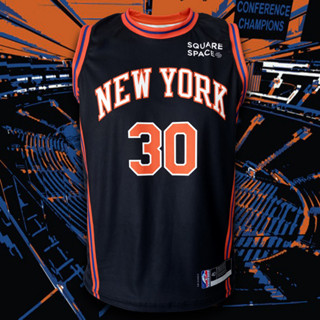 เสื้อบาส เสื้อบาสเกตบอล NBA NewYork Knicks เสื้อทีม นิวยอร์ก นิ๊กส์ #BK0102 รุ่น City Julius Randle#30 ไซส์ S-5XL