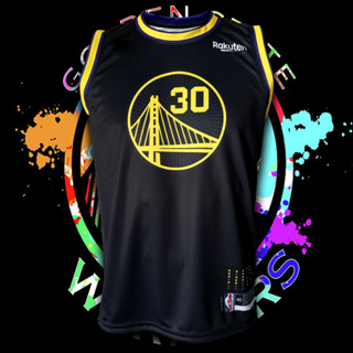 เสื้อบาส เสือบาสเกตบอล NBA GoldenState Warriors ทีม โกลเด้นสเตท วอรริเออร์ส #BK0103 รุ่น City Stephen Curry#30 ไซส S-5XL